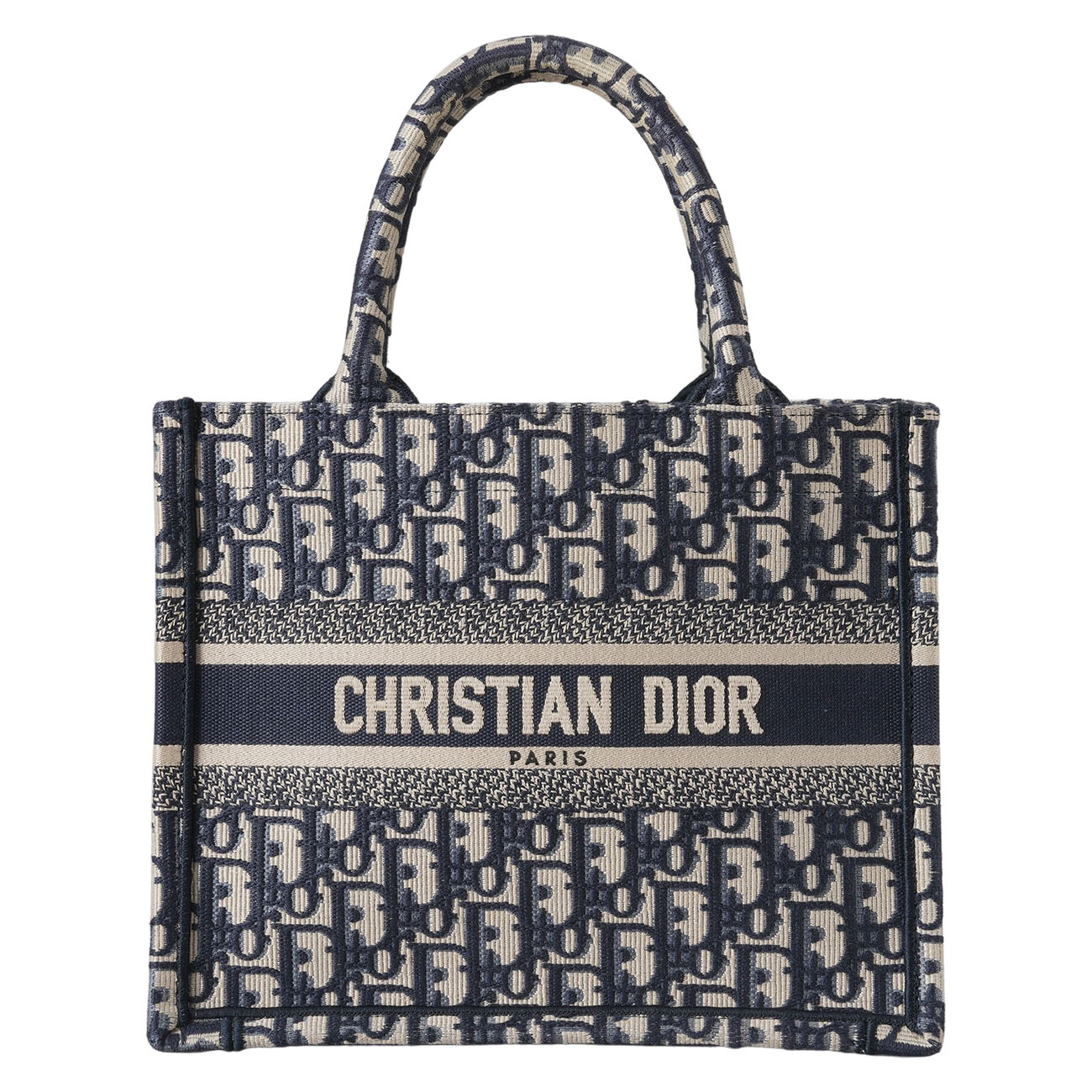 CHRISTIAN DIOR(USED)디올 오블리크 북토트 스몰